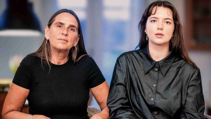 Anne Hjernøe og datteren Camille