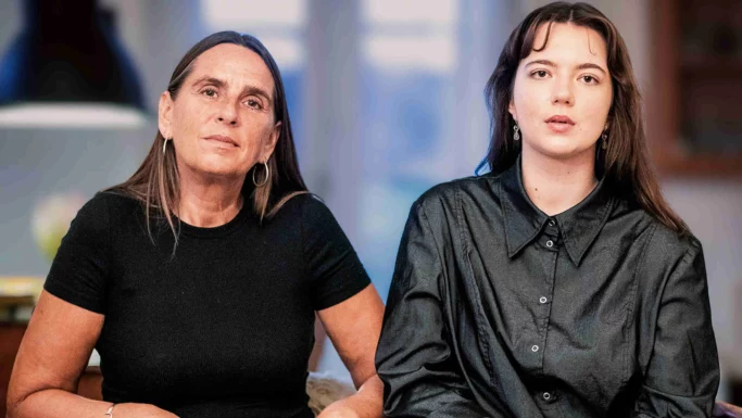 Anne Hjernøe og datteren Camille