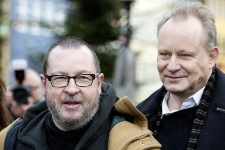 Lars von Trier og Stellan Skarsgård