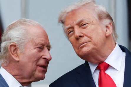 Kong Charles og Donald Trump