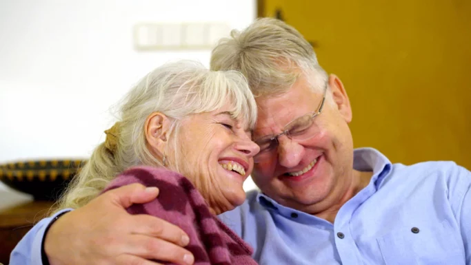 Jena og Halli i "Hotel Romantik"