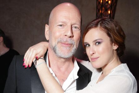 Bruce Willis og Rumer Willis.
