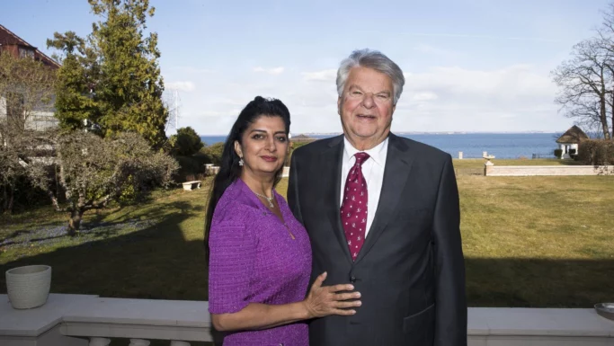 Susan Astani og Christian Kjær