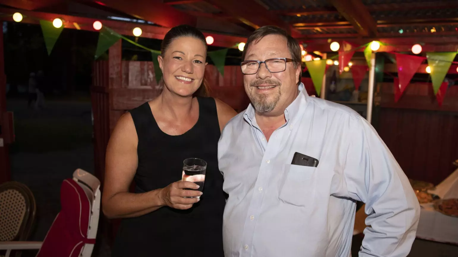 Mette Blomsterberg og James Price