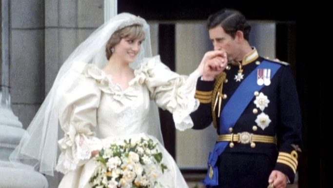 Prinsesse Diana og daværende prins Charles